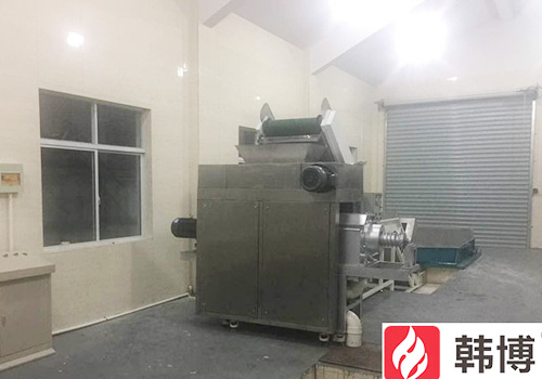 粉碎擠干機案例，太倉雙鳳環(huán)衛(wèi)站20T粉碎擠干機