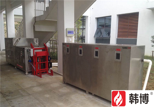 餐廚垃圾處理設(shè)備案例，蘇州市吳中區(qū)東山鎮(zhèn)實(shí)驗(yàn)小學(xué)300kg餐廚垃圾處理設(shè)備